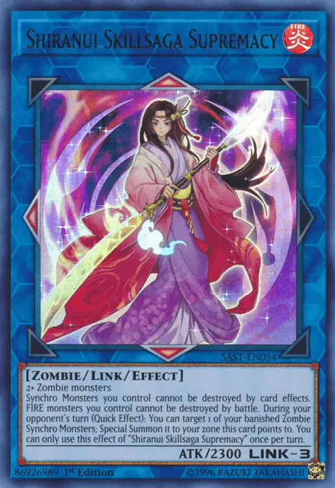 Shiranui Skillsaga Supremacy [SAST-EN054] Ultra Rare - Doe's Cards