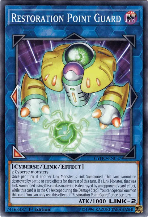 Restoration Point Guard [CYHO-EN037] Common - Doe's Cards