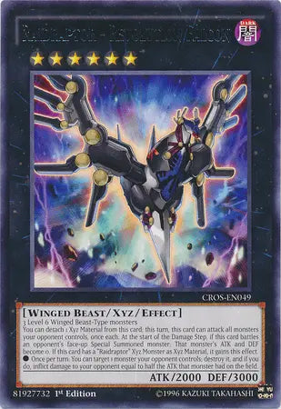 Raidraptor - Revolution Falcon [CROS-EN049] Rare - Doe's Cards