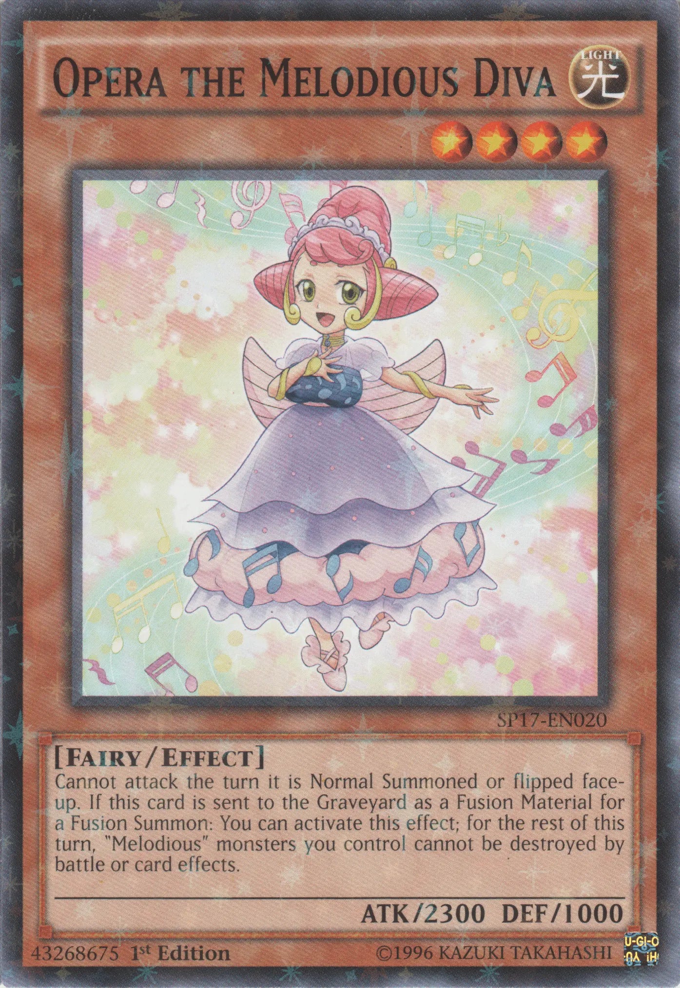 Opera the Melodious Diva [SP17-EN020] Starfoil Rare - Doe's Cards