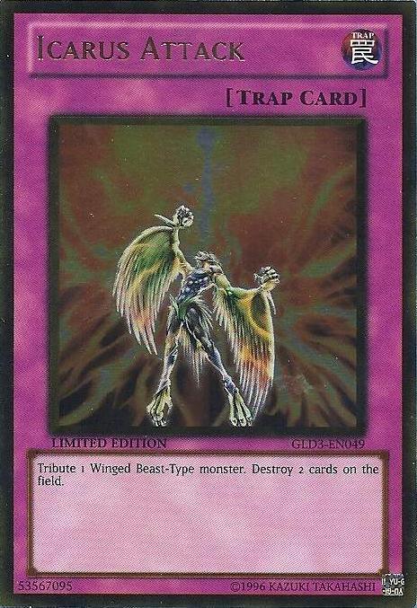 Icarus Attack [GLD3-EN049] Gold Rare - Doe's Cards