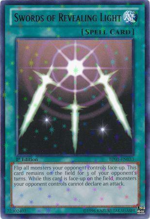 Swords of Revealing Light [BP01-EN033] Starfoil Rare - Doe's Cards