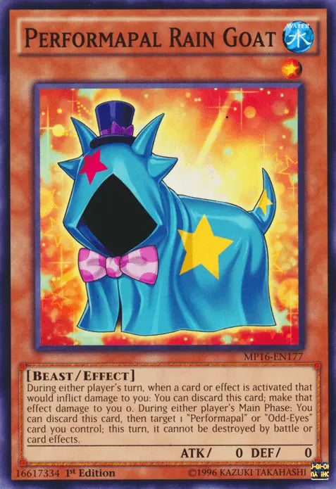 Performapal Rain Goat [MP16-EN177] Common - Doe's Cards
