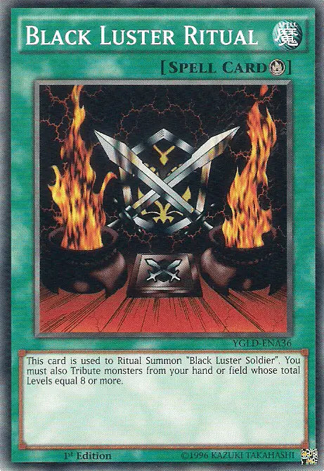 Black Luster Ritual [YGLD-ENA36] Common - Doe's Cards