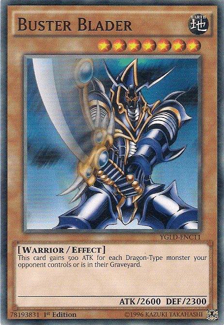 Buster Blader [YGLD-ENC11] Common - Doe's Cards