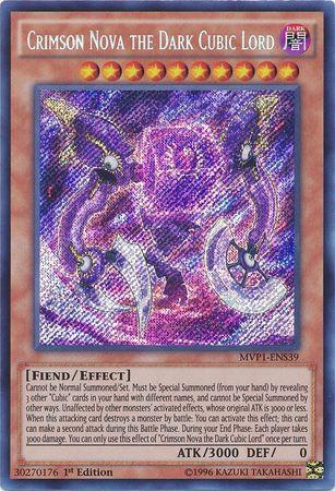 Crimson Nova the Dark Cubic Lord [MVP1-ENS39] Secret Rare - Doe's Cards