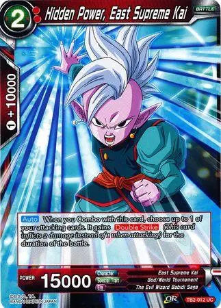 Hidden Power, East Supreme Kai (TB2-012) [World Martial Arts Tournament] - Doe's Cards