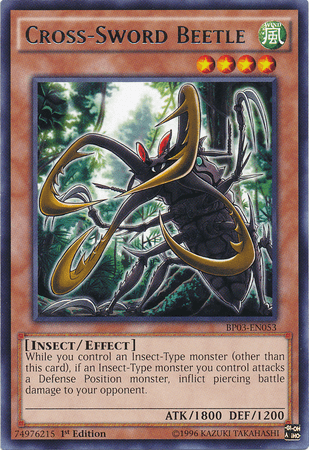 Cross-Sword Beetle [BP03-EN053] Rare - Doe's Cards