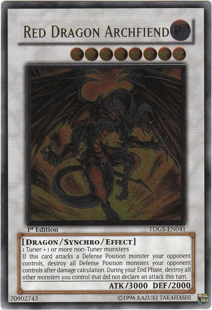 Red Dragon Archfiend [TDGS-EN041] Ultimate Rare - Doe's Cards