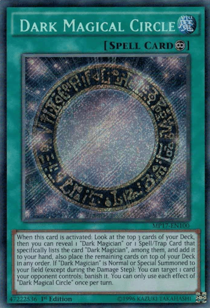 Dark Magical Circle [MP17-EN100] Secret Rare - Doe's Cards