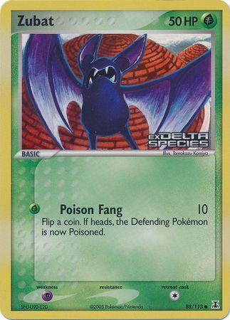 Zubat (88/113) (Stamped) [EX: Delta Species] - Doe's Cards