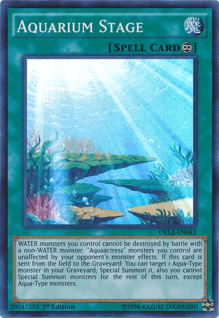 Aquarium Stage [DRL2-EN042] Super Rare - Doe's Cards