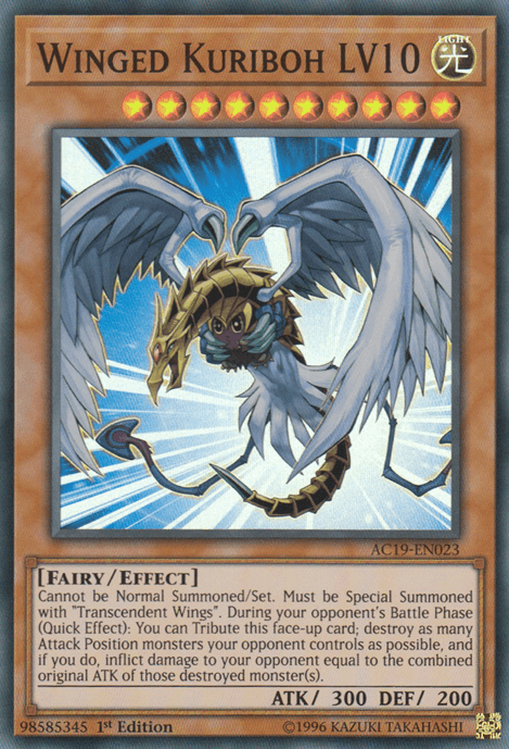 Winged Kuriboh LV10 [AC19-EN023] Super Rare - Doe's Cards