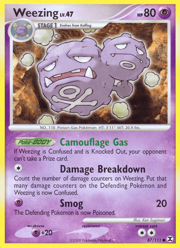 Weezing (87/111) [Platinum: Rising Rivals] - Doe's Cards