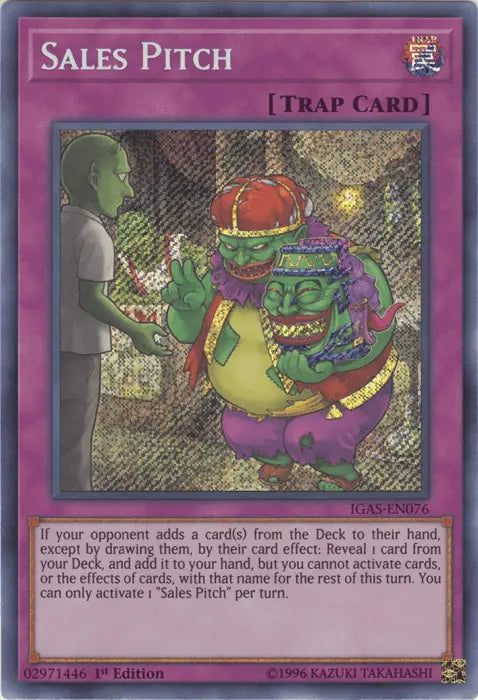 Sales Pitch [IGAS-EN076] Secret Rare - Doe's Cards