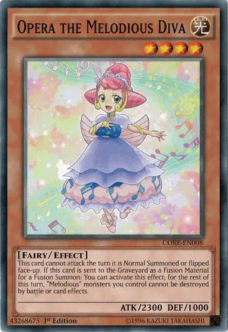 Opera the Melodious Diva [CORE-EN008] Common - Doe's Cards