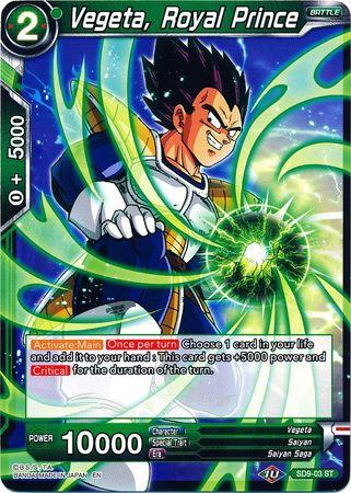 Vegeta, Royal Prince (SD9-03) [Assault of the Saiyans] - Doe's Cards