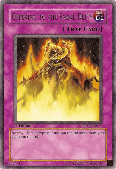 Offering to the Snake Deity [PTDN-EN077] Rare - Doe's Cards