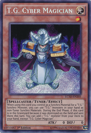 T.G. Cyber Magician [LC5D-EN205] Secret Rare - Doe's Cards