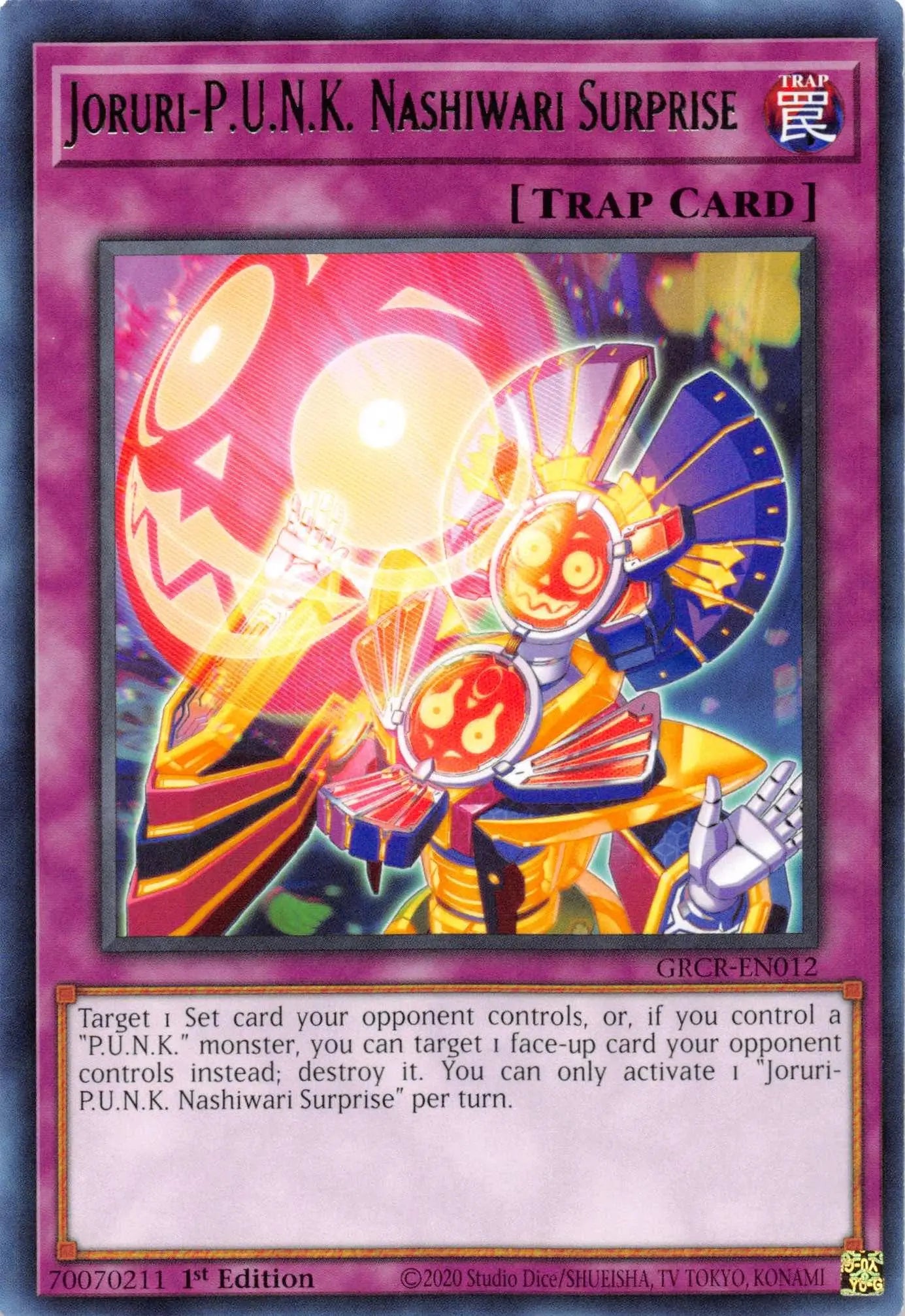 Joruri-P.U.N.K. Nashiwari Surprise [GRCR-EN012] Rare - Doe's Cards