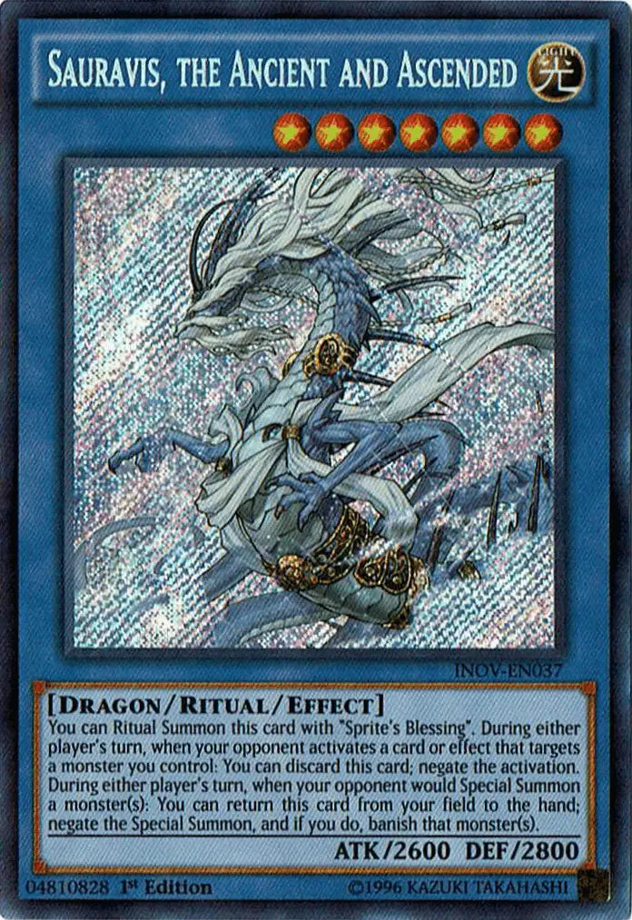 Sauravis, the Ancient and Ascended [INOV-EN037] Secret Rare - Doe's Cards