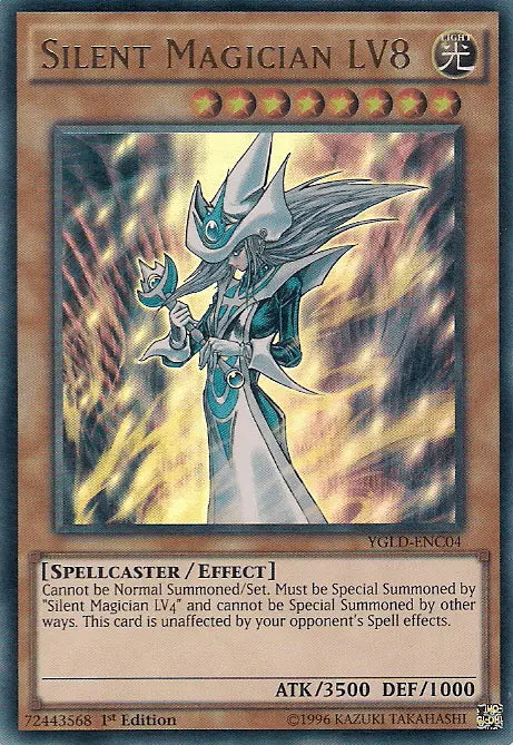 Silent Magician LV8 [YGLD-ENC04] Ultra Rare - Doe's Cards
