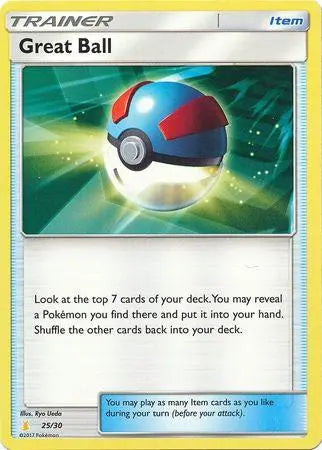 Great Ball (25/30) [Sun & Moon: Trainer Kit - Lycanroc & Alolan Raichu] - Doe's Cards