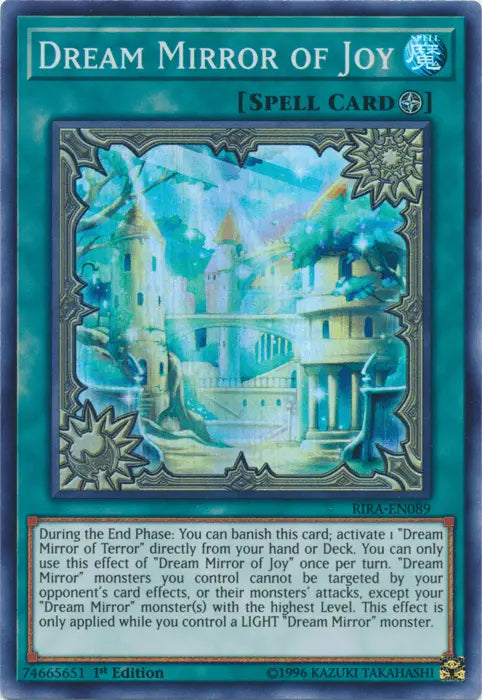 Dream Mirror of Joy [RIRA-EN089] Super Rare - Doe's Cards