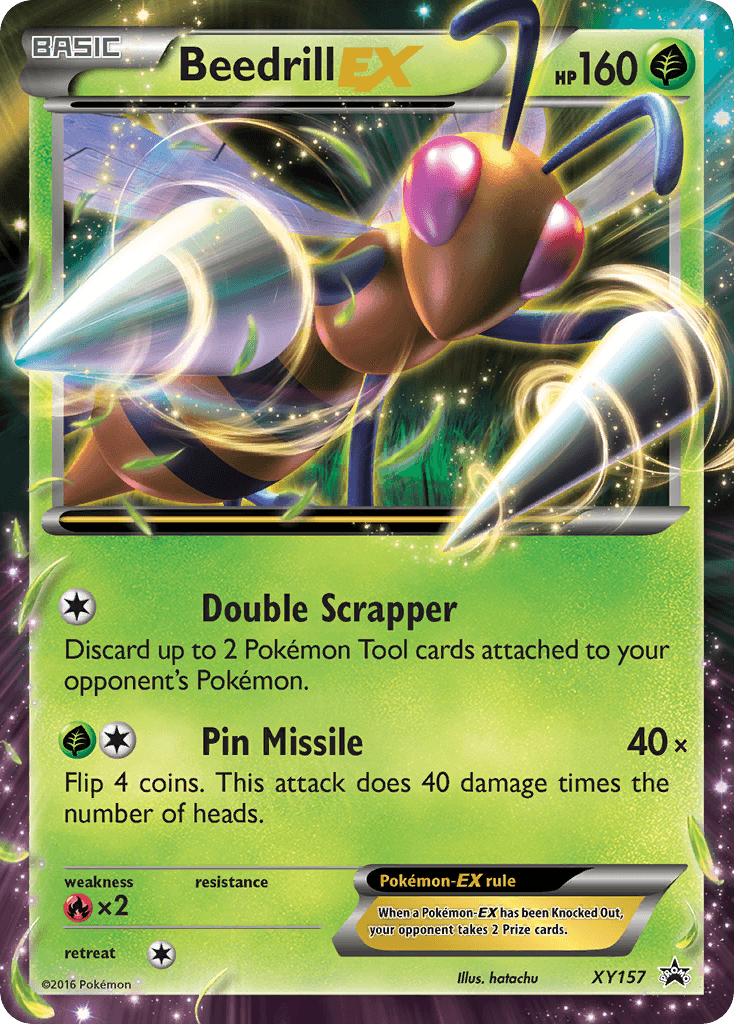 Beedrill EX (XY157) [XY: Black Star Promos] - Doe's Cards