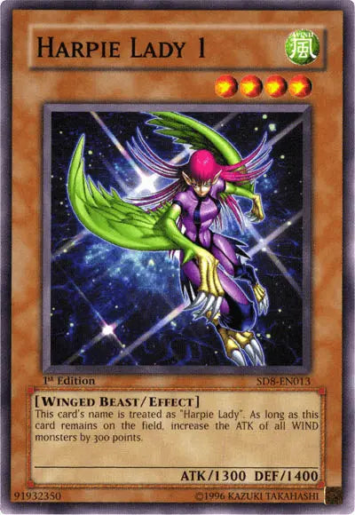 Harpie Lady 1 [SD8-EN013] Common - Doe's Cards