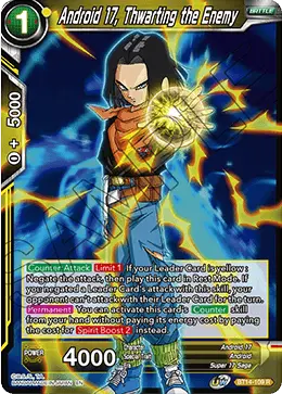 Android 17, Thwarting the Enemy (BT14-109) [Cross Spirits] - Doe's Cards