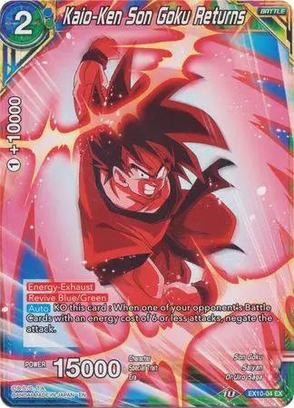 Kaio-Ken Son Goku Returns (EX10-04) [Namekian Surge] - Doe's Cards