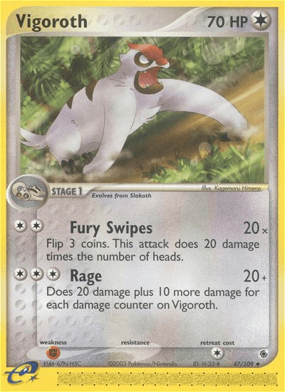 Vigoroth (47/109) [EX: Ruby & Sapphire] - Doe's Cards