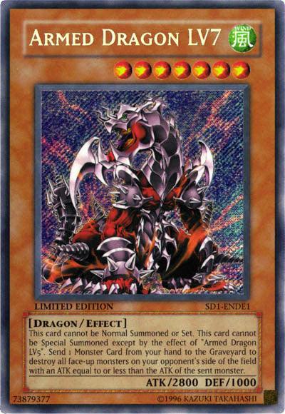 Armed Dragon Lv7 [SD1-ENDE1] Secret Rare - Doe's Cards