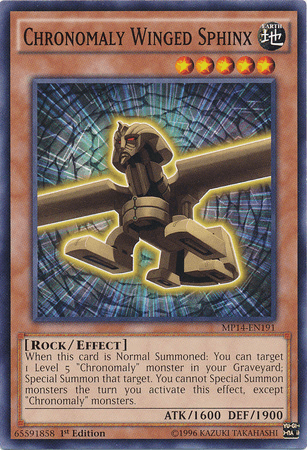 Chronomaly Winged Sphinx [MP14-EN191] Common - Doe's Cards