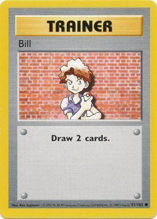 Bill (91/102) [Base Set Shadowless Unlimited] - Doe's Cards