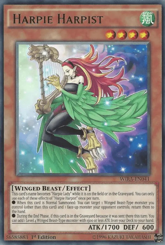 Harpie Harpist [WIRA-EN041] Rare - Doe's Cards