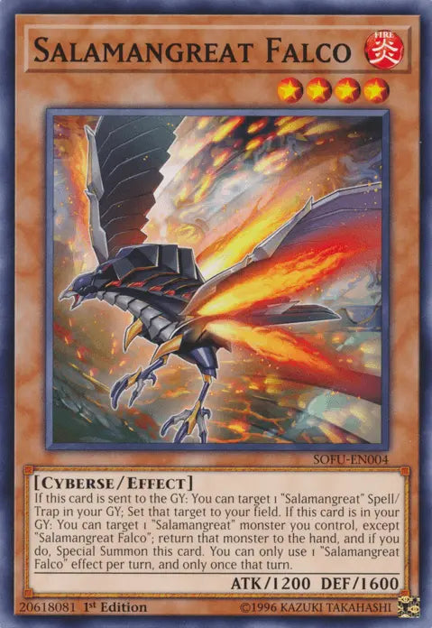 Salamangreat Falco [SOFU-EN004] Common - Doe's Cards