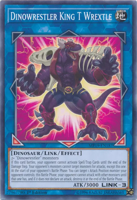 Dinowrestler King T Wrextle [MP19-EN187] Common - Doe's Cards
