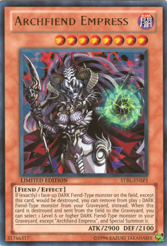 Archfiend Empress [STBL-ENSP1] Ultra Rare - Doe's Cards