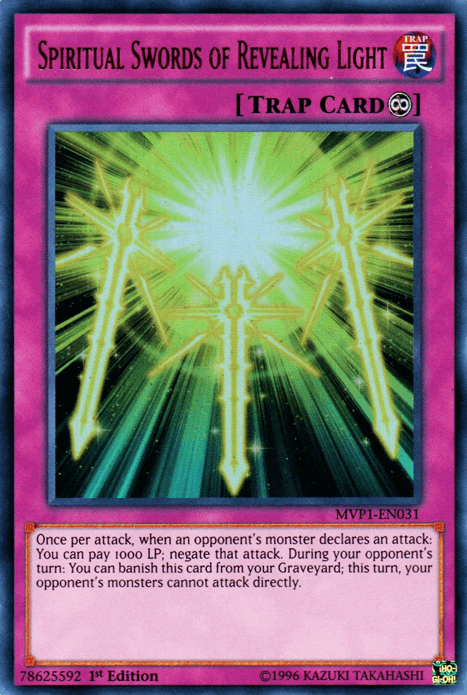 Spiritual Swords of Revealing Light [MVP1-EN031] Ultra Rare - Doe's Cards