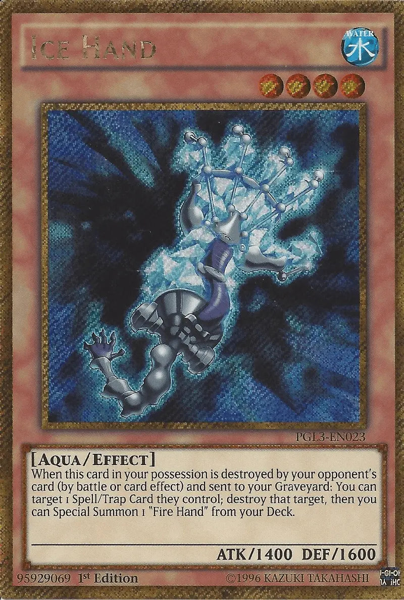 Ice Hand [PGL3-EN023] Gold Secret Rare - Doe's Cards