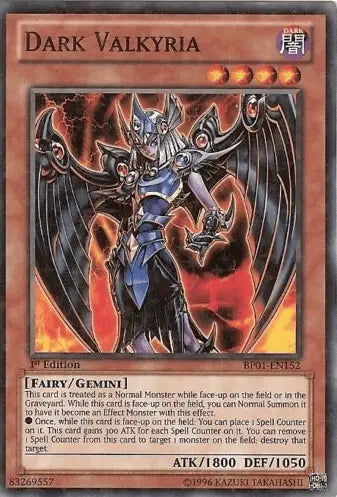 Dark Valkyria [BP01-EN152] Starfoil Rare - Doe's Cards