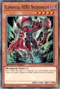 Elemental HERO Necroshade [SGX1-ENA11] Common - Doe's Cards