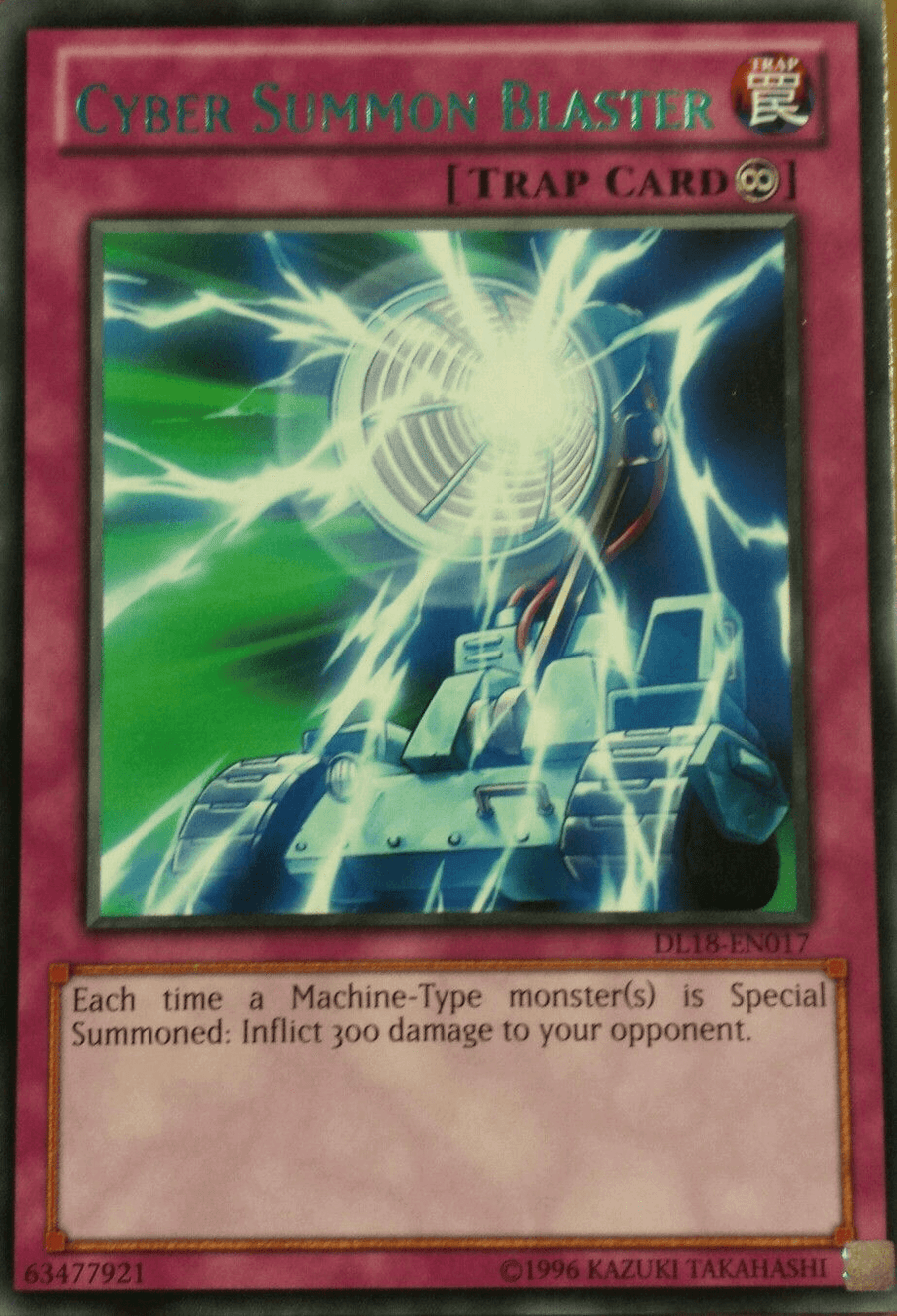 Cyber Summon Blaster (Green) [DL18-EN017] Rare - Doe's Cards