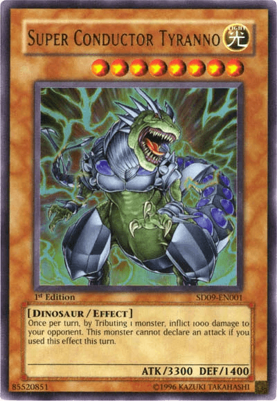 Super Conductor Tyranno [SD09-EN001] Ultra Rare - Doe's Cards