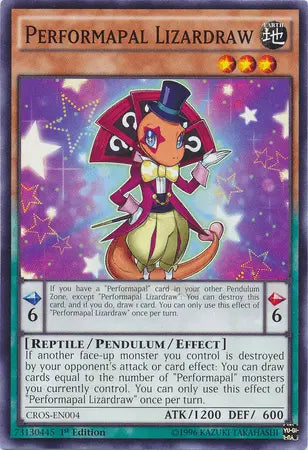 Performapal Lizardraw [CROS-EN004] Common - Doe's Cards