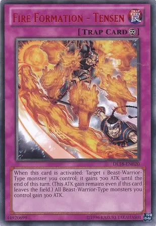 Fire Formation - Tensen (Red) [DL18-EN020] Rare - Doe's Cards