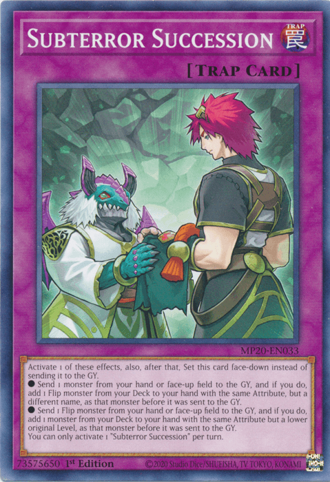 Subterror Succession [MP20-EN033] Common - Doe's Cards