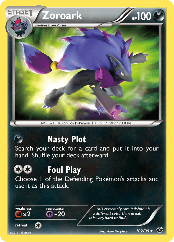 Zoroark (102/99) [Black & White: Next Destinies] - Doe's Cards